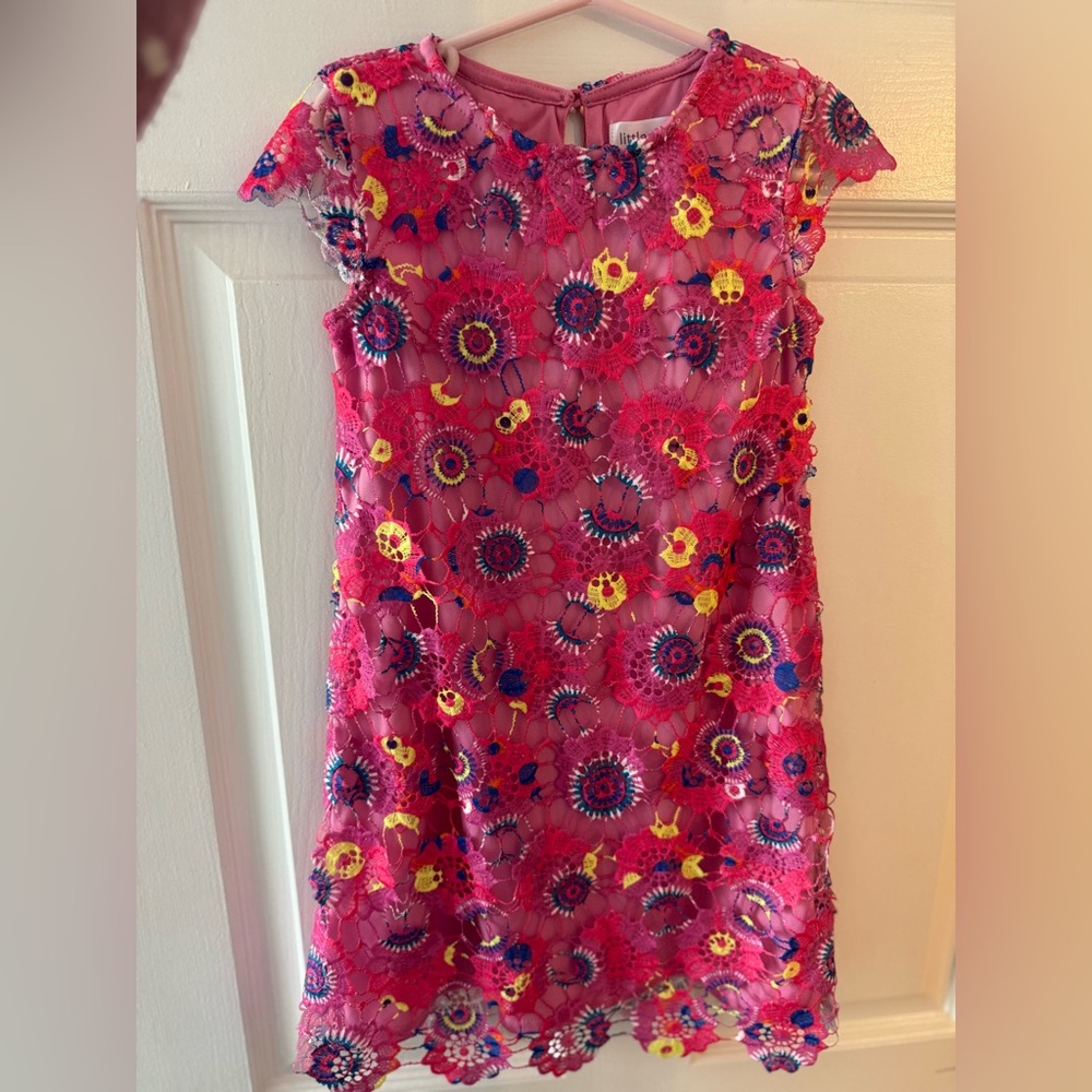 Girls Lace Tie-Dye Dress Size 5